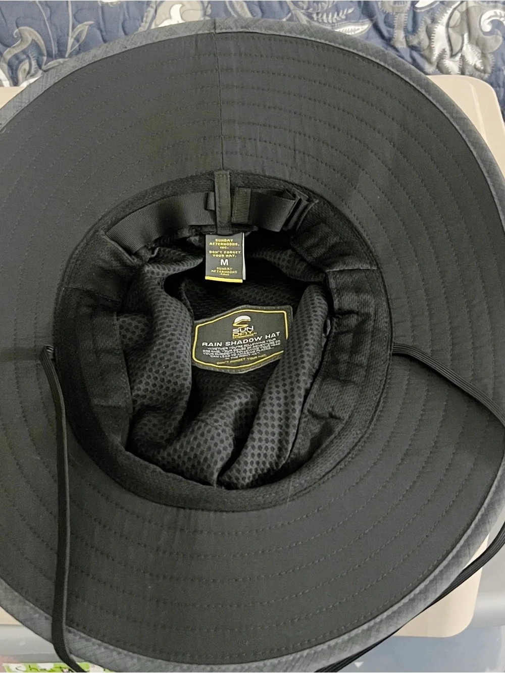 Sunday Rain Shadow Hat - Coal Sz M